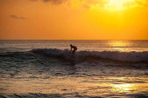Beach in Bali with white sand