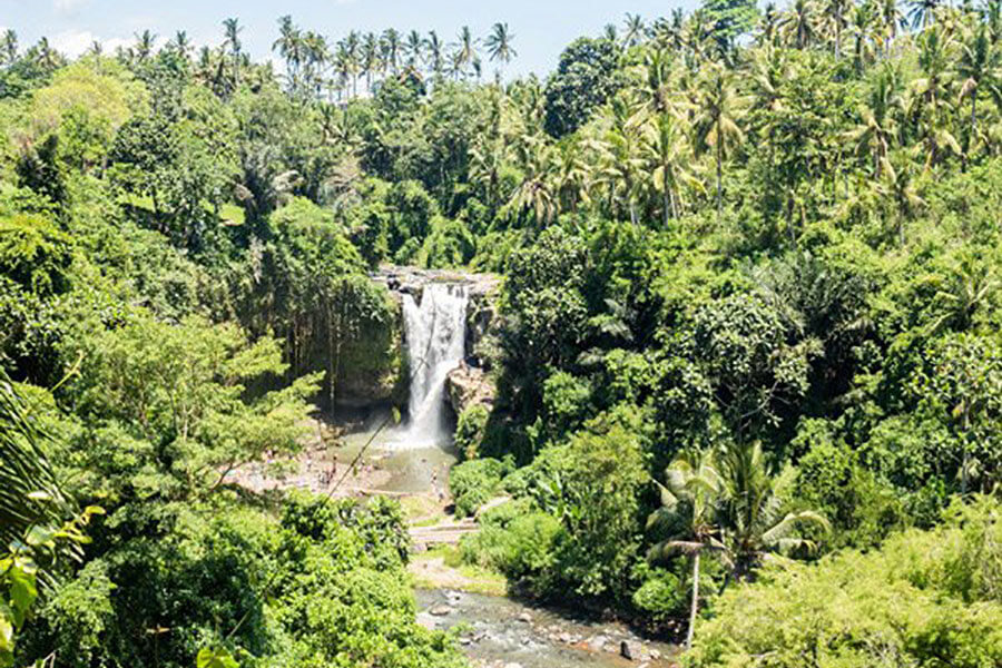 Tegenungan waterfall in the village of Tegenungan, near Ubud