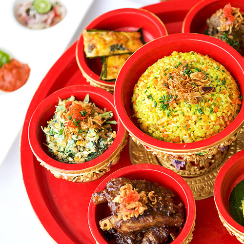 Viceroy Bali Cascades Restaurant - Balinese Rijstaffel