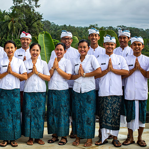 Viceroy Bali Cascades Aperitif Staff