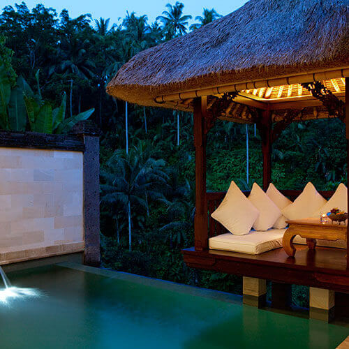 Viceroy Bali Deluxe Terrace Villa - Bale Evening