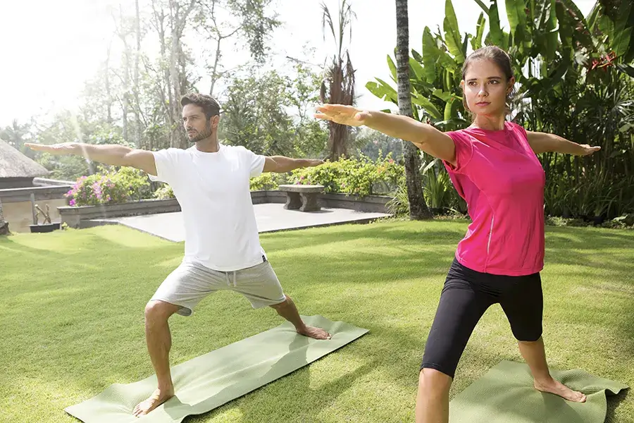 yoga at Viceroy Bali