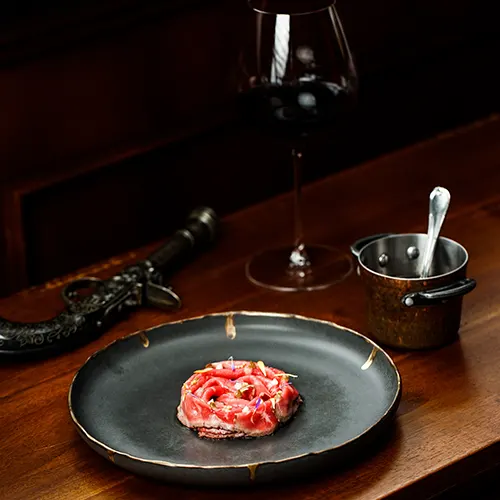 Apéritif Restaurant - Tokusen Wagyu Carpaccio