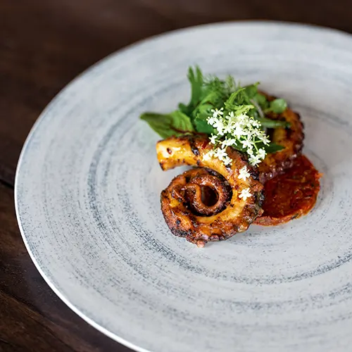 CasCades Restaurant Grilled Octopus