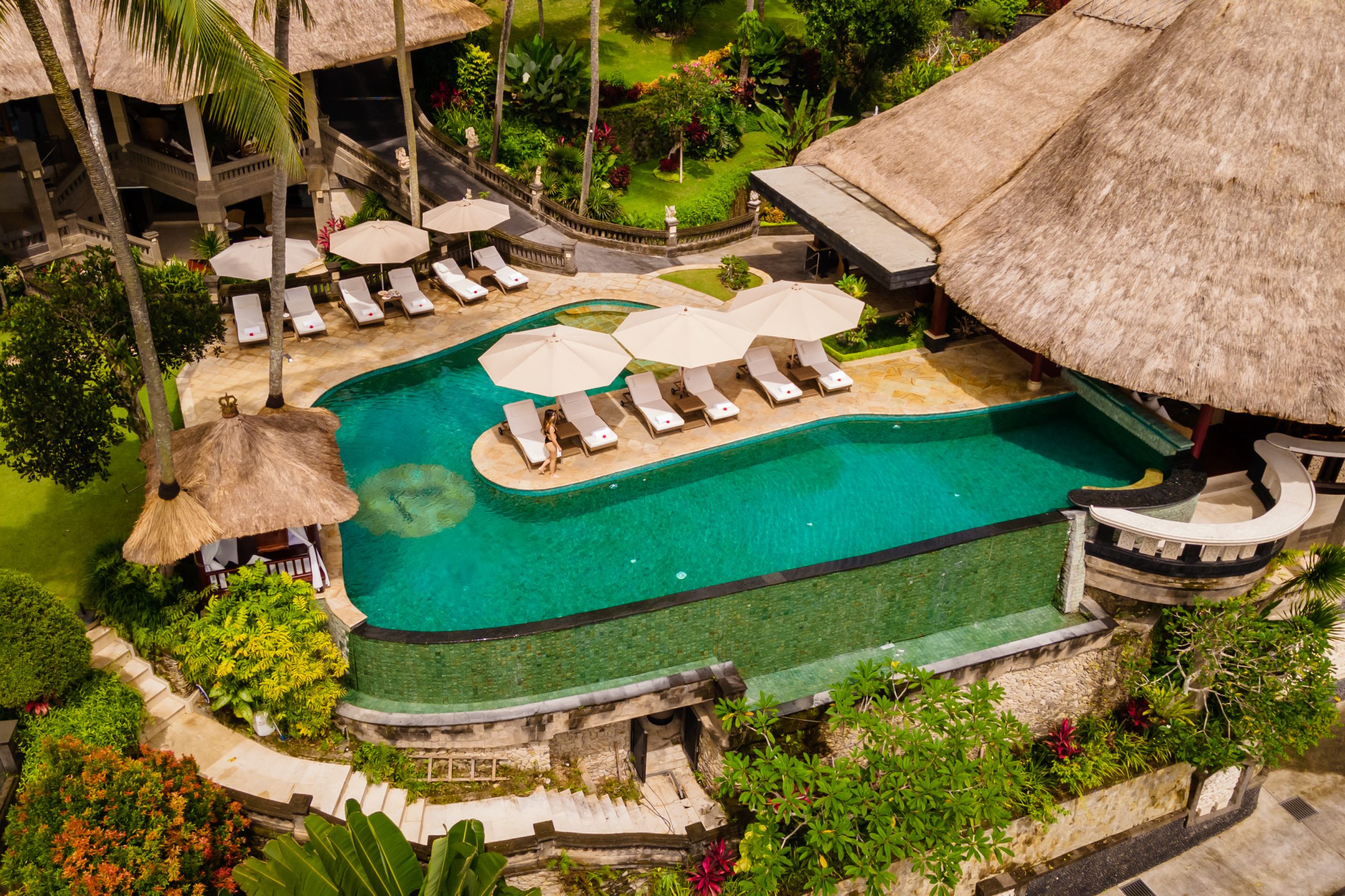 Aerial view of Viceroy Bali Honeymoon Resort