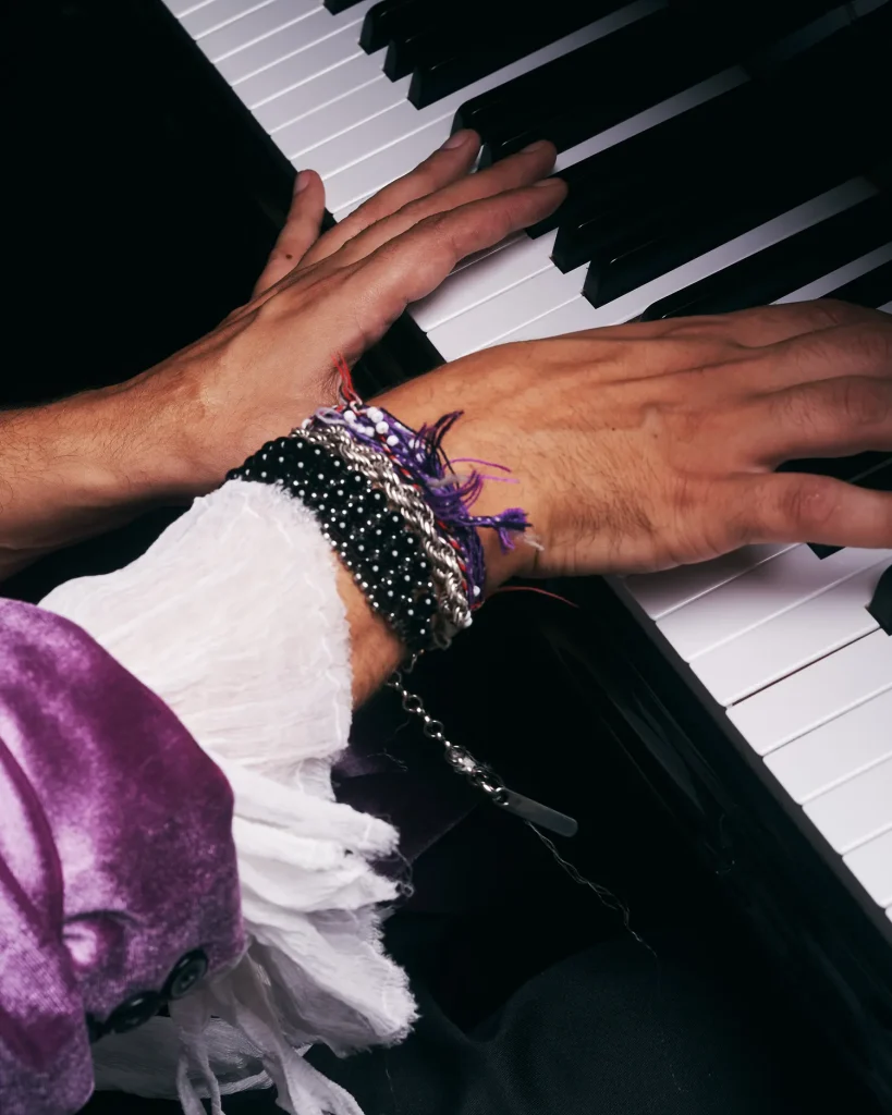 Live piano performance