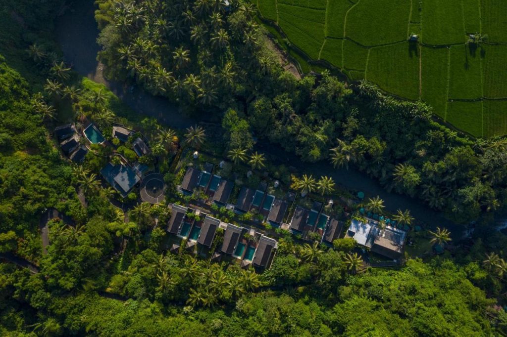 An aerial view of The Samaya in Bali