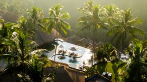 An aerial view of Viceroy Bali