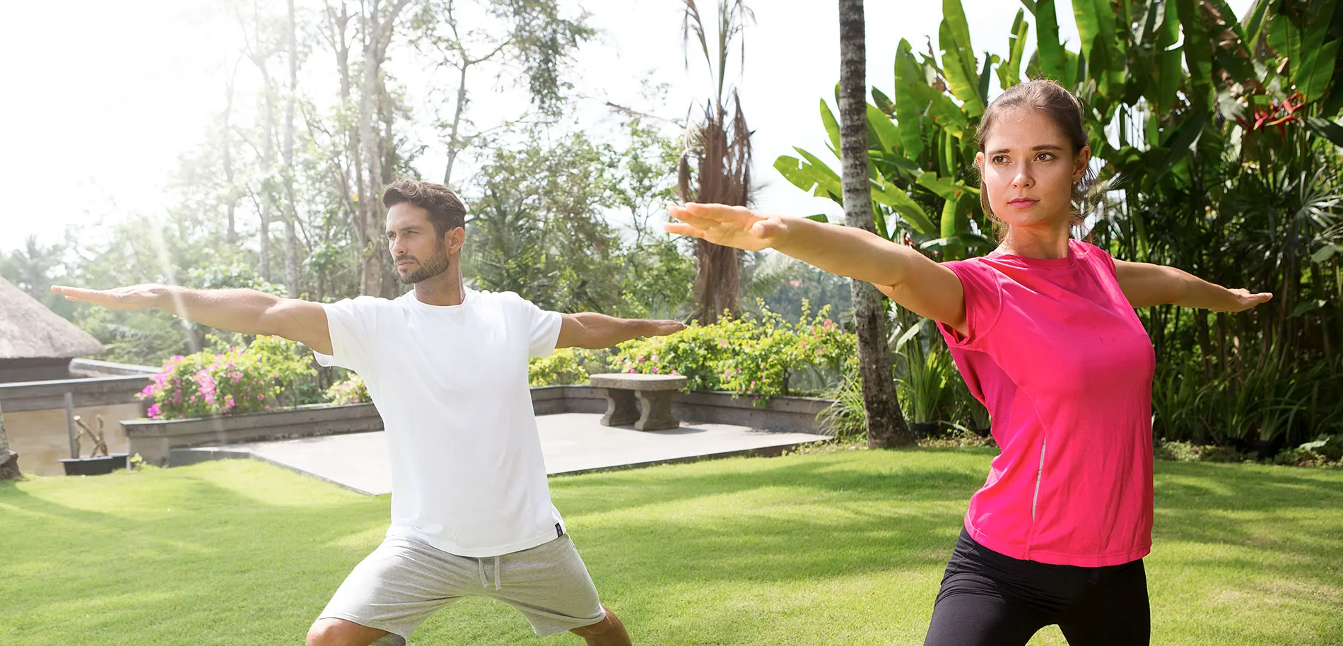 A private yoga session at Viceroy Bali in Ubud