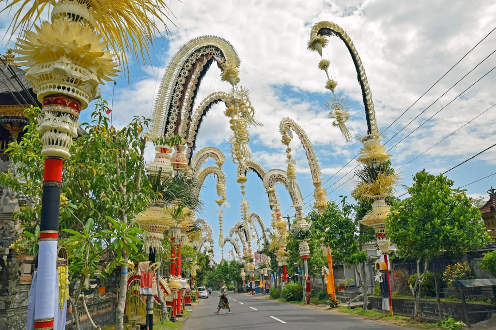 Decorations for Galungan