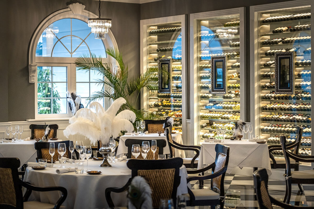 A fine-dining restaurant in Bali