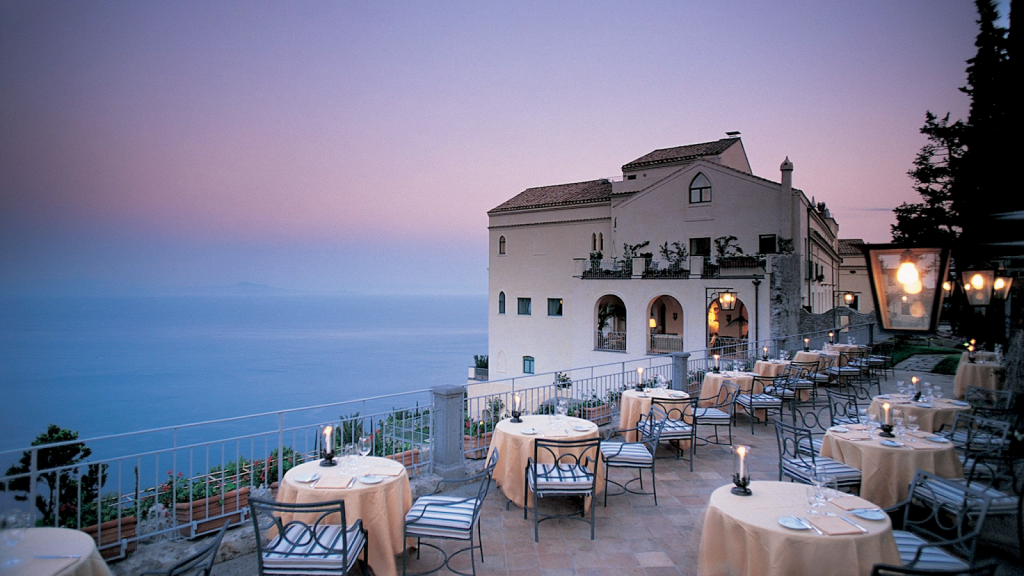 A restaurant in Amalfi Coast, Italy