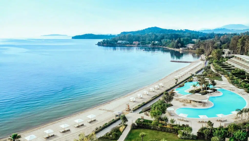 A beach resort in Greece