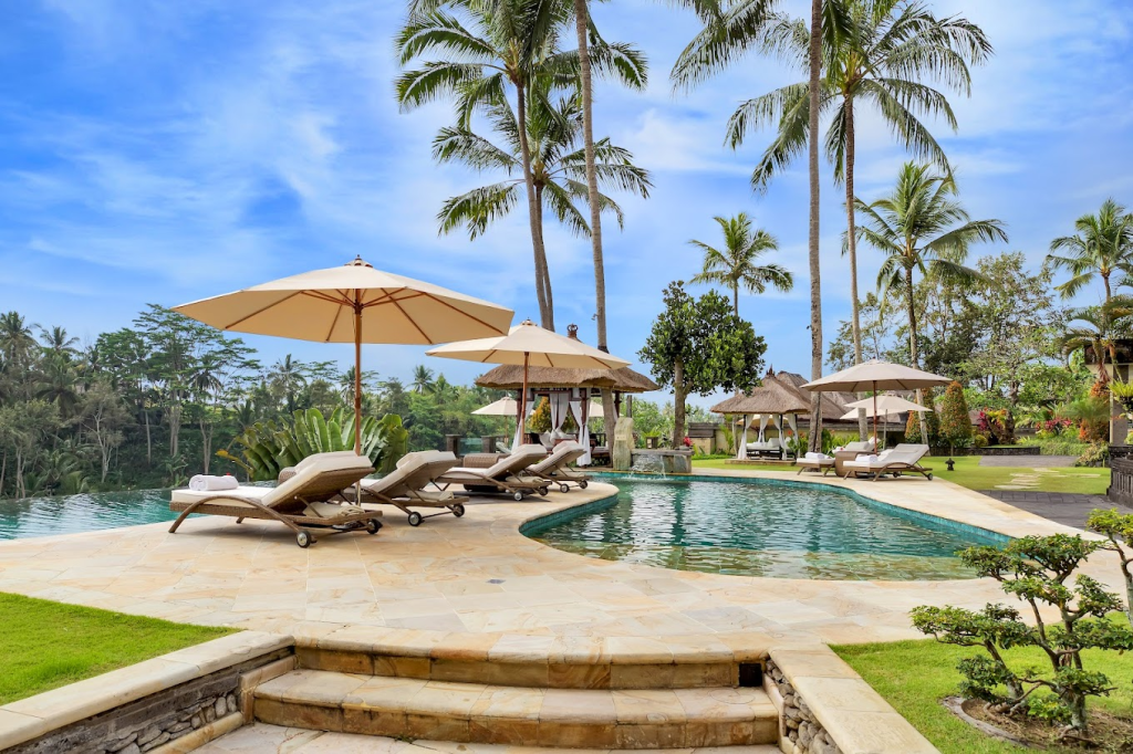 The pool at Viceroy Bali resort