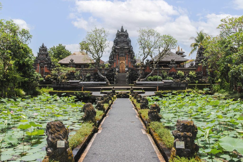 Ubud Palace lotus ponds