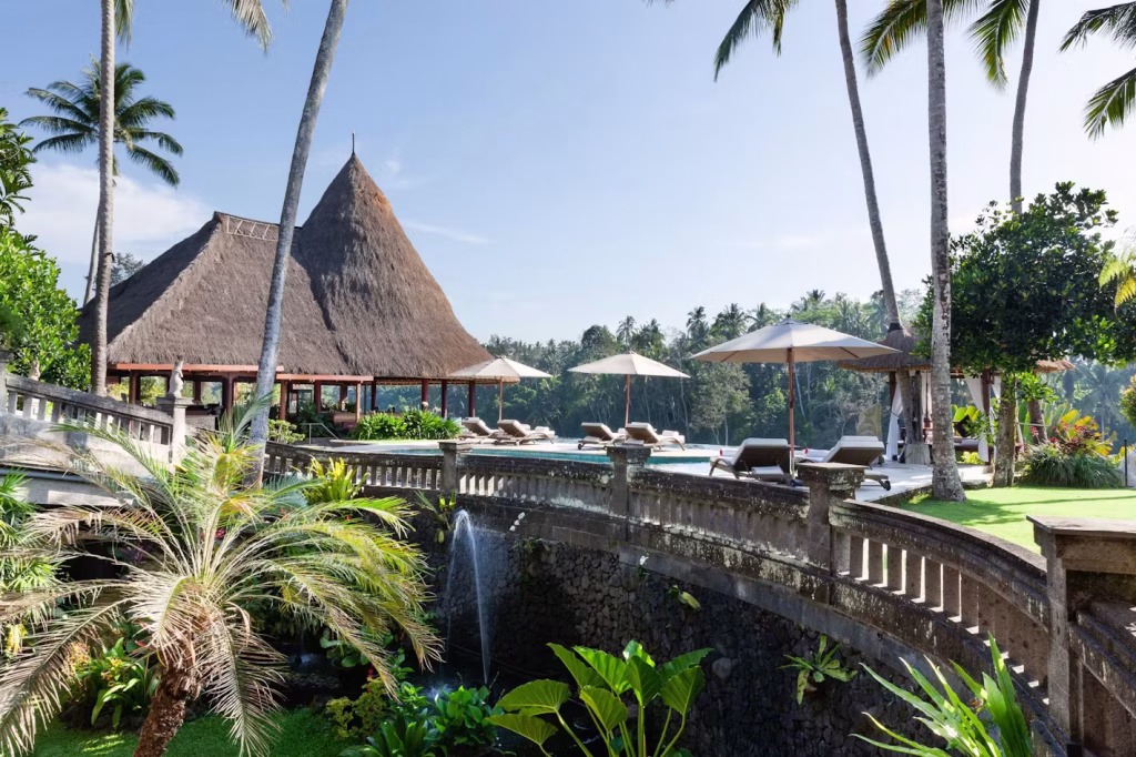 The grounds of Viceroy Bali resort