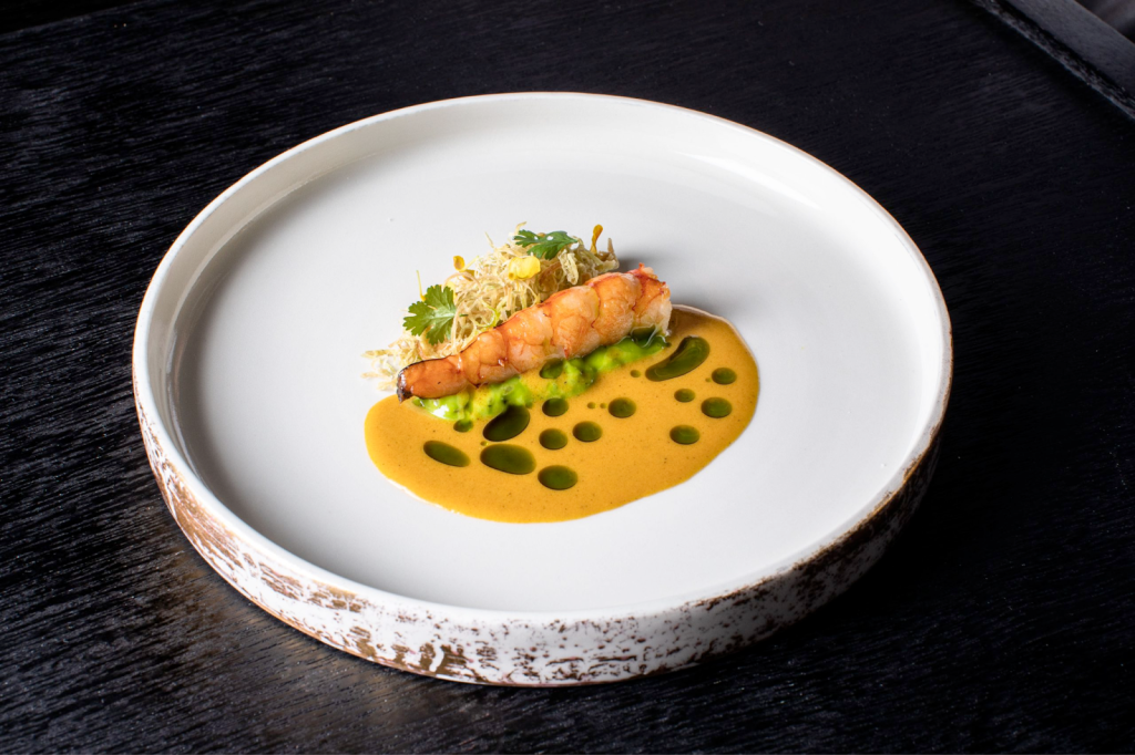 A fine dining dish in Bali