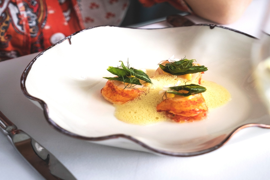 A fine dining meal from Bali's Apéritif Restaurant