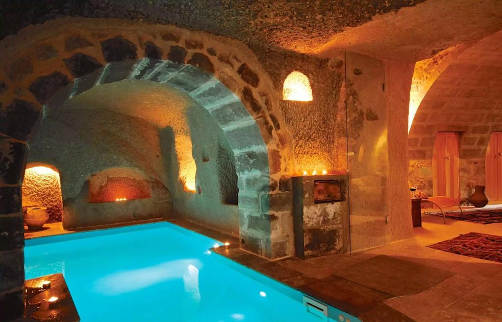 A cave hotel in turkey