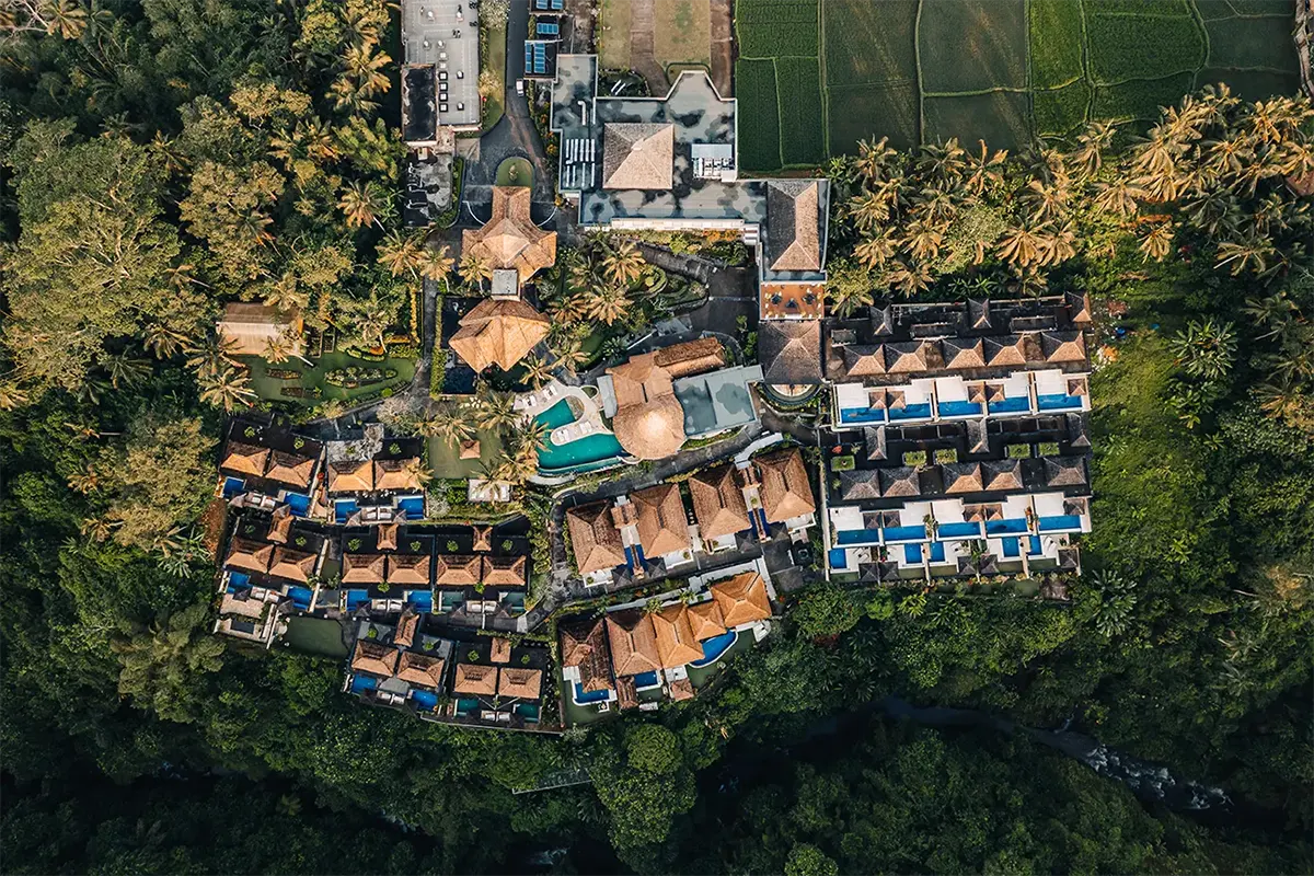 Viceroy Bali -resort aerial view