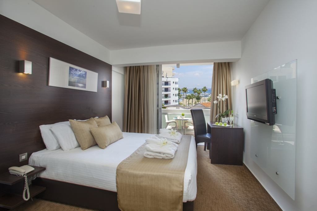 A standard room in a hotel